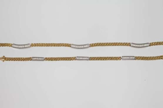Kette und Armband mit Brillanten - photo 2