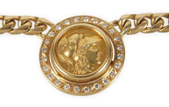 Massives Collier mit Brillanten - photo 1