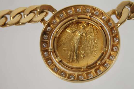 Massives Collier mit Brillanten - photo 3
