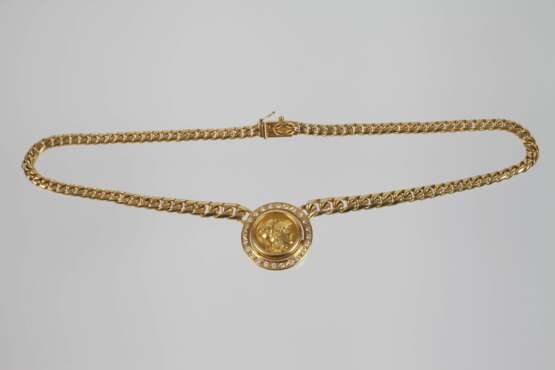 Massives Collier mit Brillanten - photo 5