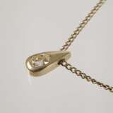 Anhänger mit Diamant an Kette - photo 2