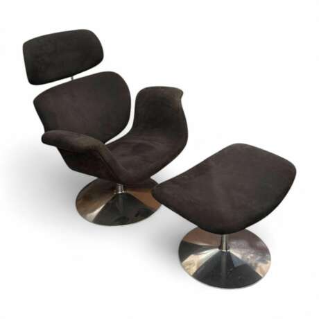 Tulipe armchair Model F545 by Pierre Paulin published by Artifort Circa 1970 Wood 20th century - photo 3