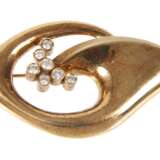 Brosche mit Brillanten - Foto 1