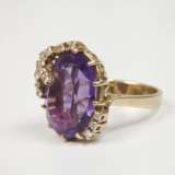 Damenring mit Amethyst und Brillanten - photo 3