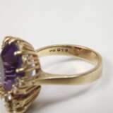 Damenring mit Amethyst und Brillanten - photo 4