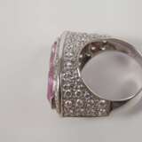 Prächtiger Ring mit Brillanten und Spinell - photo 2