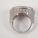 Prächtiger Ring mit Brillanten und Spinell - photo 3