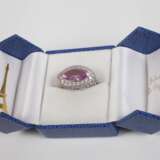 Prächtiger Ring mit Brillanten und Spinell - photo 7