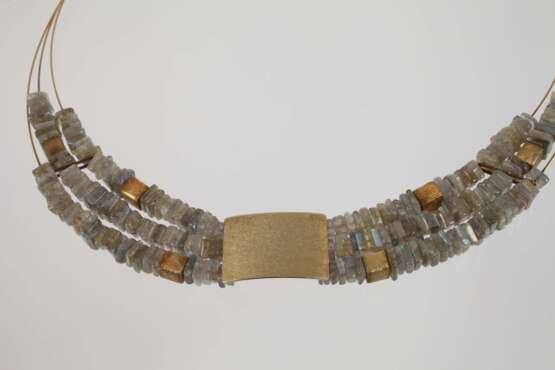 Modernes Collier mit Labradoriten - photo 2