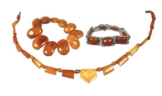 Konvolut Bernsteinschmuck - photo 1