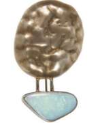Übersicht. Designbrosche mit Edelopal