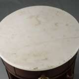 Paar klassizistische Trommelschränkchen - Foto 3