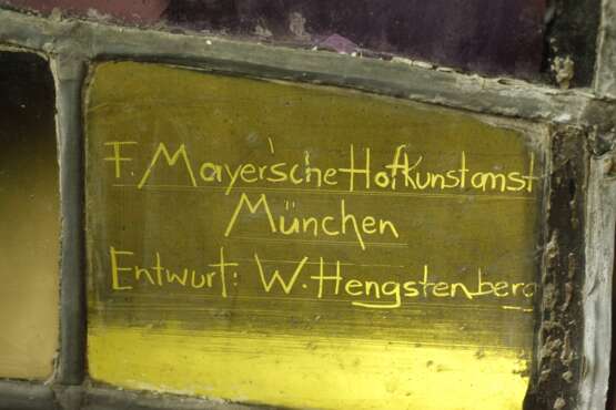 Wulfried O. Hengstenberg , Große Bleiverglasung - photo 2