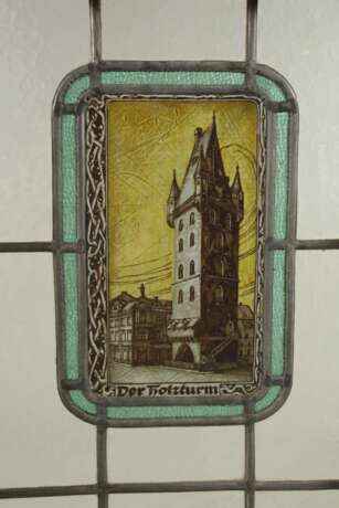 Paar Bleiglasfenster - photo 3