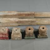 Paar Holzsäulen - photo 2