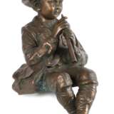 Gartenbronze Flötenspieler - Foto 1