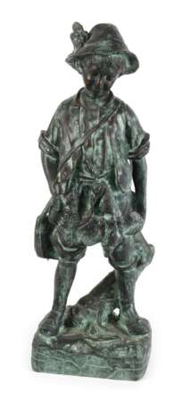 Gartenbronze Jägerbursche - photo 1