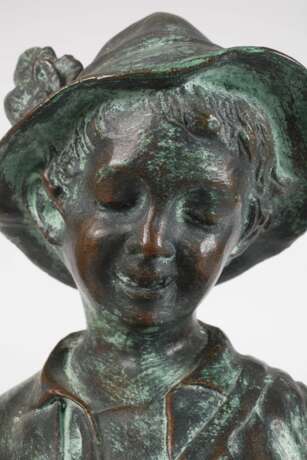 Gartenbronze Jägerbursche - photo 2