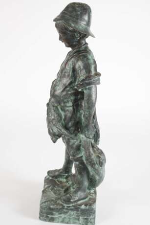 Gartenbronze Jägerbursche - photo 5