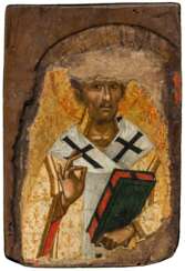 Byzantinische Ikone des heiligen Johannes Chrysostomos