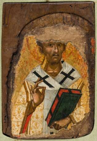 Byzantinische Ikone des heiligen Johannes Chrysostomos - Foto 3