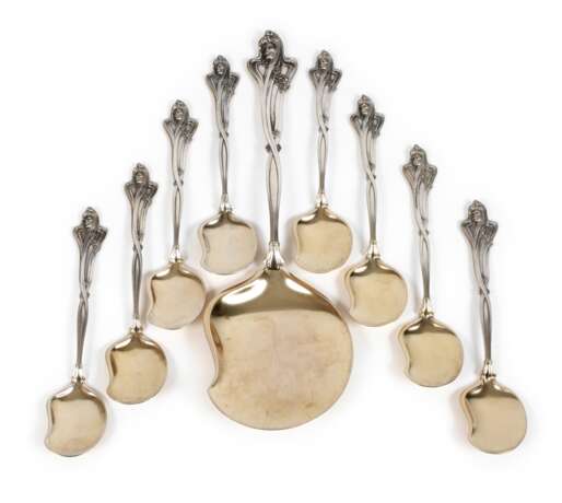 Silber Eisbesteck Jugendstil - photo 1