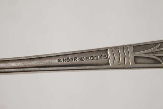 Silber Fischbesteck Floraldekor - photo 4