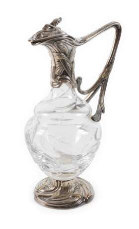 Karaffe mit Metallmontierung Jugendstil - photo 1
