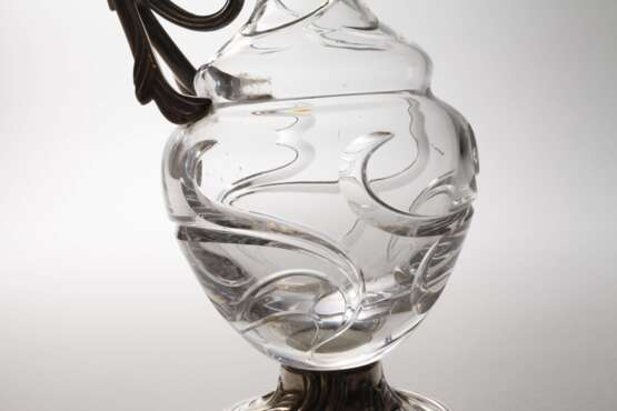 Karaffe mit Metallmontierung Jugendstil - photo 5