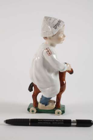 Meissen ”Kind, auf einem Holzpferd reitend” - photo 3