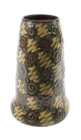 Vase Schlickermalerei - Foto 1