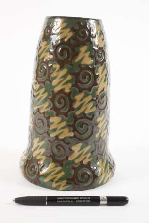 Vase Schlickermalerei - Foto 2