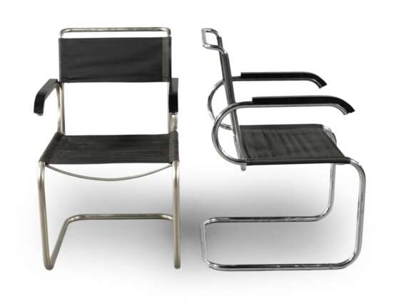Marcel Breuer Paar Freischwingersessel D 40 - photo 1