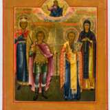 Hl. Konstantin, heiligen Erzengel Michael, heiligen Basilius der Große, heiligen Eudokia - photo 1