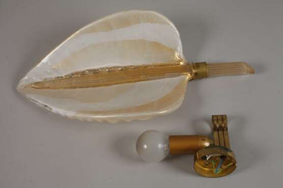 Murano vier Wandlampen "Cordonato Oro" - Foto 4