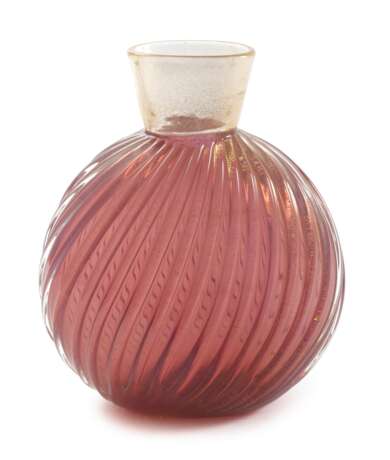Murano Vase "Incrociato Oro" - photo 1