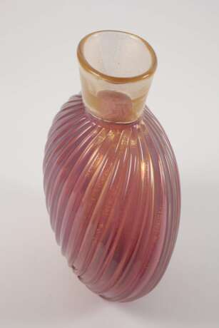 Murano Vase "Incrociato Oro" - photo 2