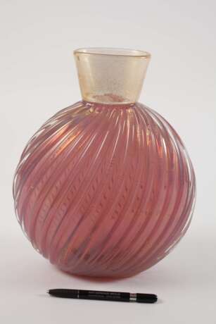 Murano Vase "Incrociato Oro" - photo 3