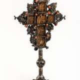 Prachtvolles und fein geschnitztes Standkreuz vom Hl. Berg Athos - Foto 2