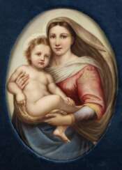 Hutschenreuther Bildplatte &quot;Sixtinische Madonna&quot;