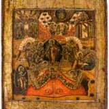 Ikonographisch aussergewöhnliche Ikone der Anastasis (Hadesfahrt und Auferstehung Christi) - фото 1