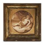 KPM Berlin Bildplatte schlafender Putto - photo 1