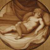 KPM Berlin Bildplatte schlafender Putto - photo 3
