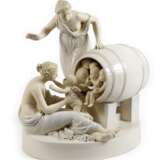 Wahliss Wien Nymphen mit Amoretten im Fass - photo 1