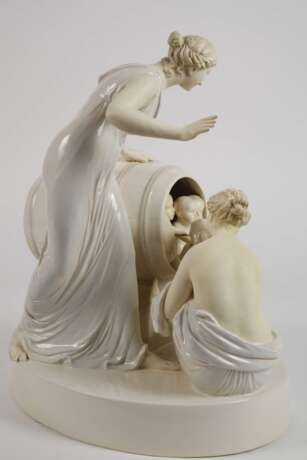 Wahliss Wien Nymphen mit Amoretten im Fass - photo 5