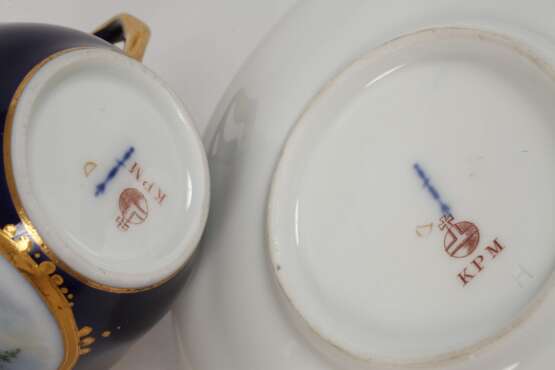 KPM Berlin Prunktasse "Fliegende Kinder" - photo 4