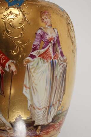 KPM Berlin Prunkvase Figurenmalerei - photo 6