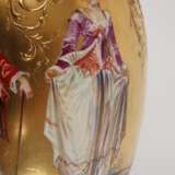 KPM Berlin Prunkvase Figurenmalerei - photo 6