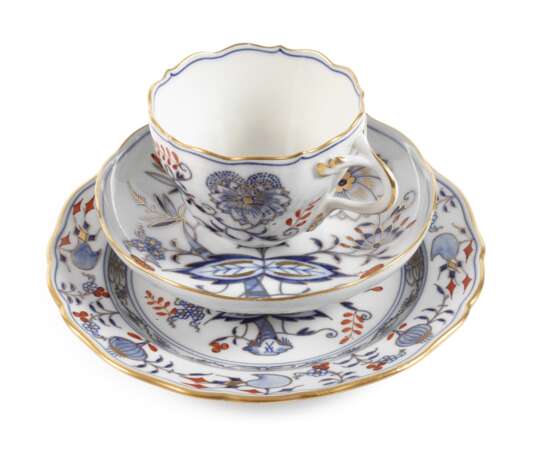 Meissen Kaffeegedeck "Zwiebelmuster, schattiert" - photo 1