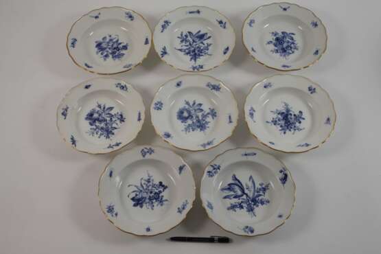 Meissen umfangreiches Speiseservice "Blaue Blume" - photo 19